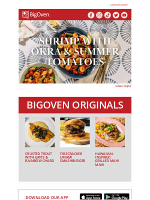 BigOven.com - Shrimp with Okra & Summer Tomatoes + More Recipes