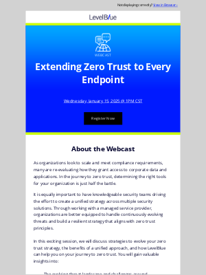 Cyber Security - Webcast: Extending Zero Trust to Every Endpoint