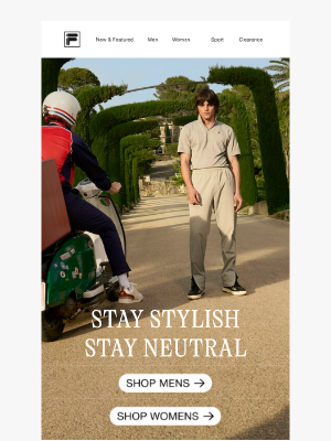 Fila Inc. - Stay Stylish Stay Neutral