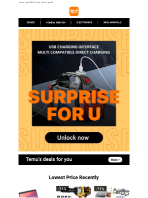 Temu - #Item: flashlight
