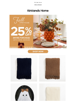 Kirkland's - 📣 Use Your Coupon & SAVE an EXTRA 25%