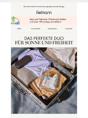 Fielmann AG (Germany) - Das perfekte Duo für Sonne und Freiheit.