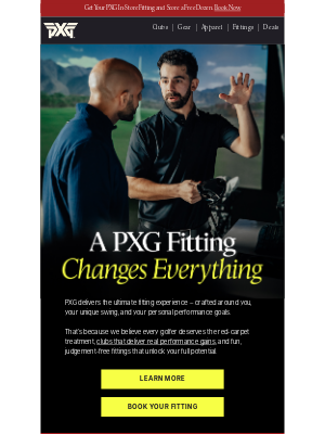 PXG - A PXG Fitting Changes EVERYTHING!