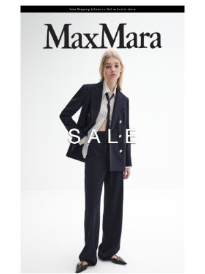 Max Mara - Spring / Summer 2025 Sale Continues