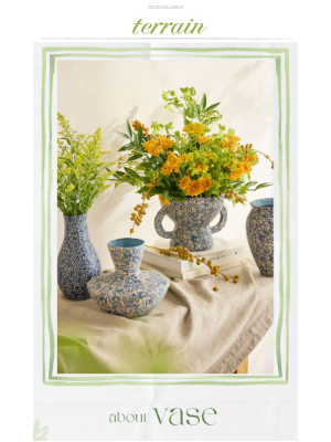 Anthropologie - NEW vibrant vases for fresh cuts