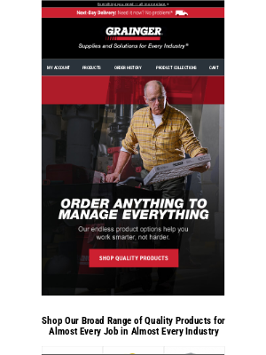 Grainger - What’s Your Top Priority When Choosing Products?