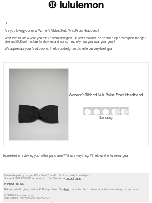 Lululemon - How’s your new gear?