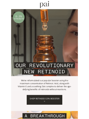 Pai Skincare - Why we doubled down on retinoids