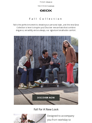 Geox - The Fall 2025 Collection: Where Comfort Meets Style