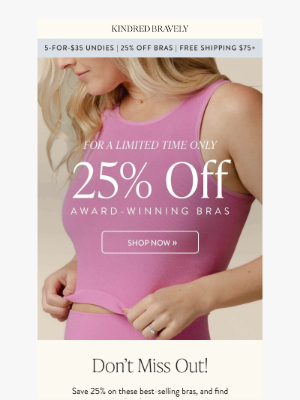 Kindred Bravely - Don't miss out! These bras are selling fast!