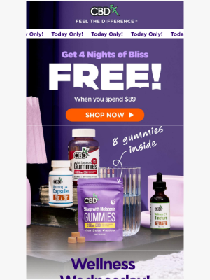 CBDfx - Get 8 FREE CBD Sleep Gummies with qualifying purchase! 👀