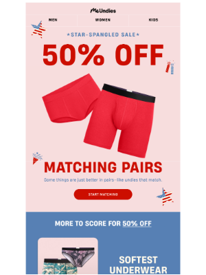 MeUndies - 50% Off Everything 💥
