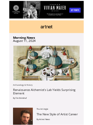 artnet - Renaissance Alchemist’s Lab Yields Surprise