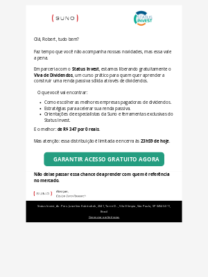 Suno (Brazil) - 📈 Uma novidade Suno que pode mudar sua forma de investir
