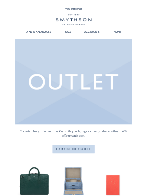 Smythson - Outlet: There’s more to discover