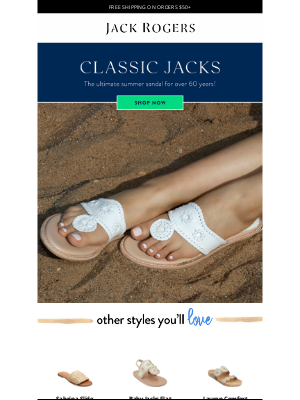 Jack Rogers - #lovemyjacks ALL Summer Long!