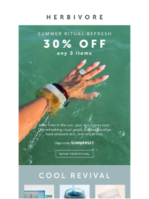 Herbivore Botanicals - 30% off 🧊 Post-sun skin rituals