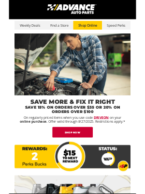 Advance Auto Parts - Get In Gear for Back to School Season