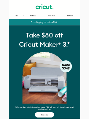 Cricut - Open for $80 Off! 💥