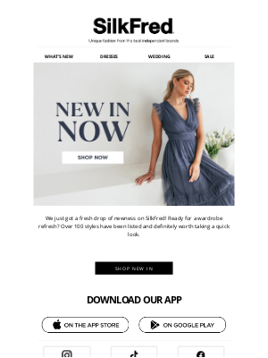 SilkFred (United Kingdom) - Over 100 new styles just landed!