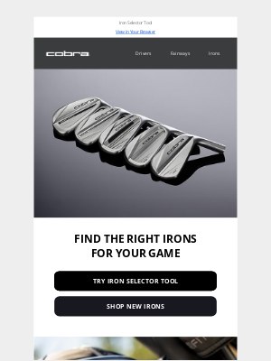 COBRA PUMA GOLF - Find The Irons To Fit Your Game