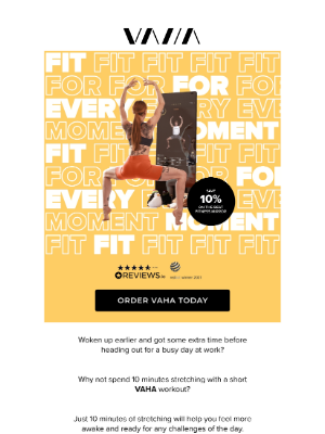 VAHA (UK) - Workouts designed for busy lives