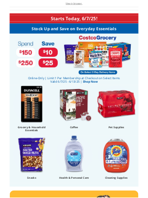 Costco - Stock Up and Save on Everyday Essentials!