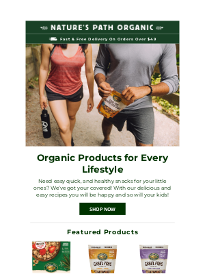 Nature's Path Foods - Organic Products for Every Lifestyle