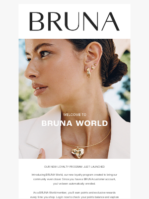 BRUNA The Label - Our new rewards program is live