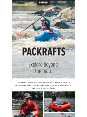 NRS - Packrafts: Freedom to Paddle the Unknown