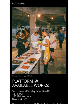 Steven Alan - Platform at the Available Works Fair