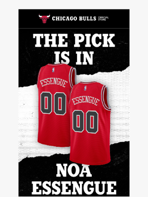 Chicago Bulls - The Pick is In 😎 Welcome to Chicago Noa Essengue