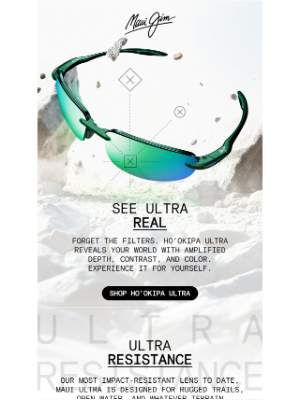 Maui Jim - Ho'okipa Ultra: Impact-Resistant Lens