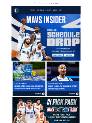 Dallas Mavericks - Mavs Insider Newsletter