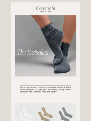 Comme Si - Our Bestsellers Are Back in Stock