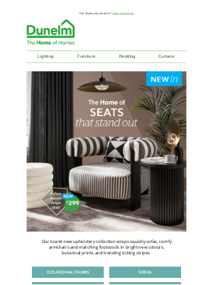 Dunelm (United Kingdom) - Time to update your upholstery?