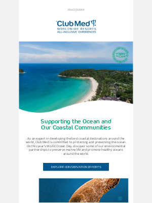 Club Med - Happy World Ocean Day 🌊