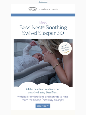 aden + anais - Safe Sleep: Now with Soothing 🎶