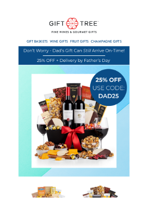 GiftTree - Time’s Running Out – Make Dad’s Day Amazing!