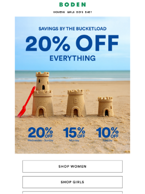 Boden (United Kingdom) - 20% OFF everything💰: Savings in spades