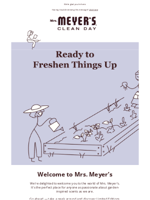 Mrs. Meyer’s Clean Day - Welcome to Mrs. Meyer's!