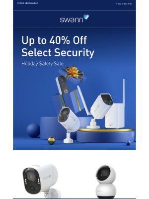 Swann Security - Unwrap the Savings: Up to 40% Off Security