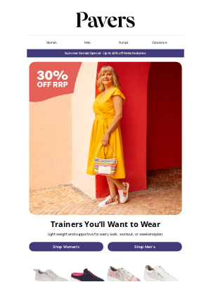 Pavers Shoes (United Kingdom) - Trainers designed for life on the go