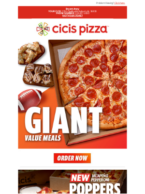 Cici's Pizza - There's No Wild Card For Tastiness. 🏈