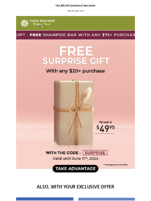 Yves Rocher - FREE gifts just for you 🎁