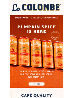 La Colombe Coffee Roasters - Chilled, Spiced, and Ready to Sip 🎃