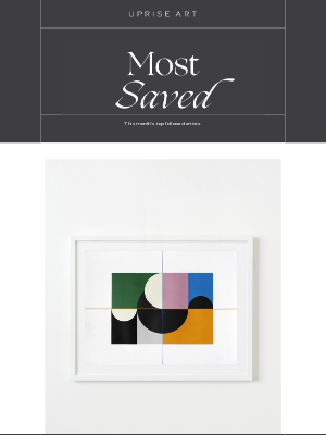 Uprise Art - May's most saved artworks.