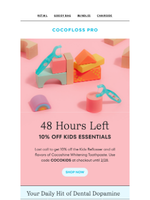 Cocofloss - Last chance for 10% OFF