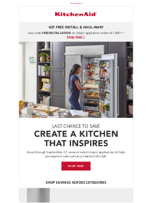 KitchenAid - Save on kitchen upgrades for fall 🍂