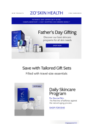 ZO Skin Health - Save on Father’s Day Skincare